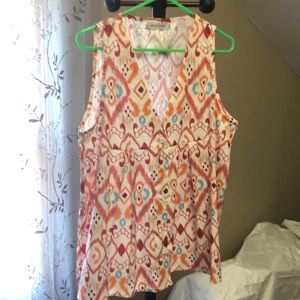 Miss look free flowing sleeveless blouse